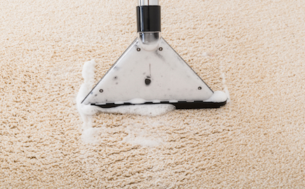 Vacuum Cleaner Over Carpet